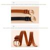 Top grain leather women's belt - vintage style genuine leather belt for jeans