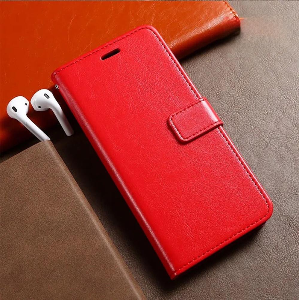 

Phone Case For iPhone 16E 11 12 13 14 Plus 15 Plus Pro Max XS Max XR Classic Black Leather Wallet Bag Flip Cover Card Slot For iPhone XR