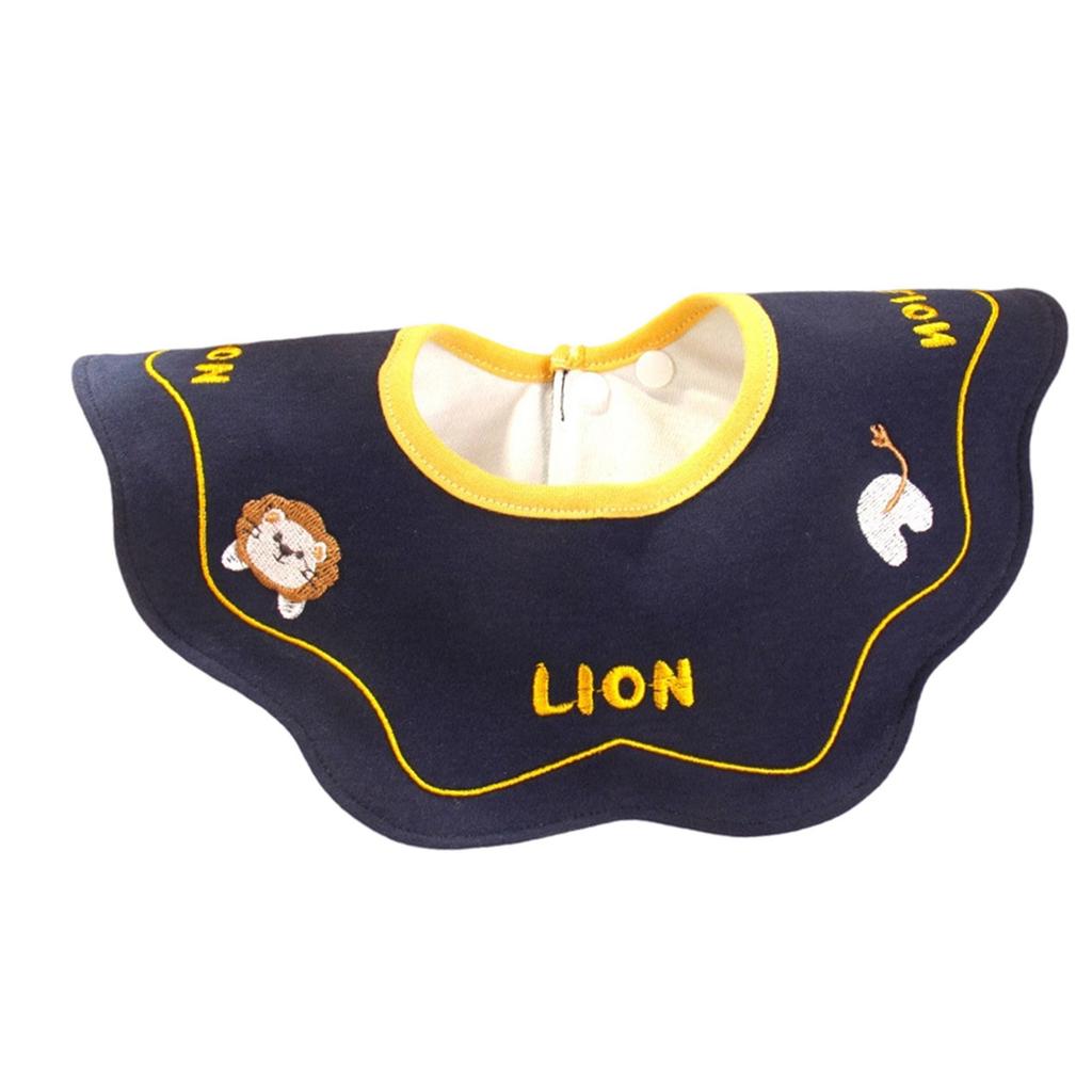 Adjustable Snap Closure Muslin Drooling Bib Convertible Saliva Towel Neck Scarf for Infants Toddler Nursing Daily