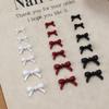 50Pcs Mini Bow Nail Charms Bulk Mix 3D Bowknot Nail Art Decoration Accessories For Diy Manicure Korean Design