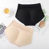 Slip Invisible sans couture pour femmes, rehausseur de hanches, avec éponge fixe, coussinet pour fesses, doux et respirant, fausse culotte façonnant les fesses