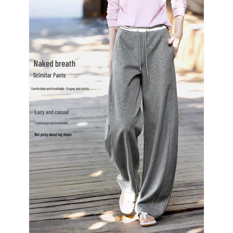 

XWI Women s Color-block Waist Casual Straight Leg Pants XL