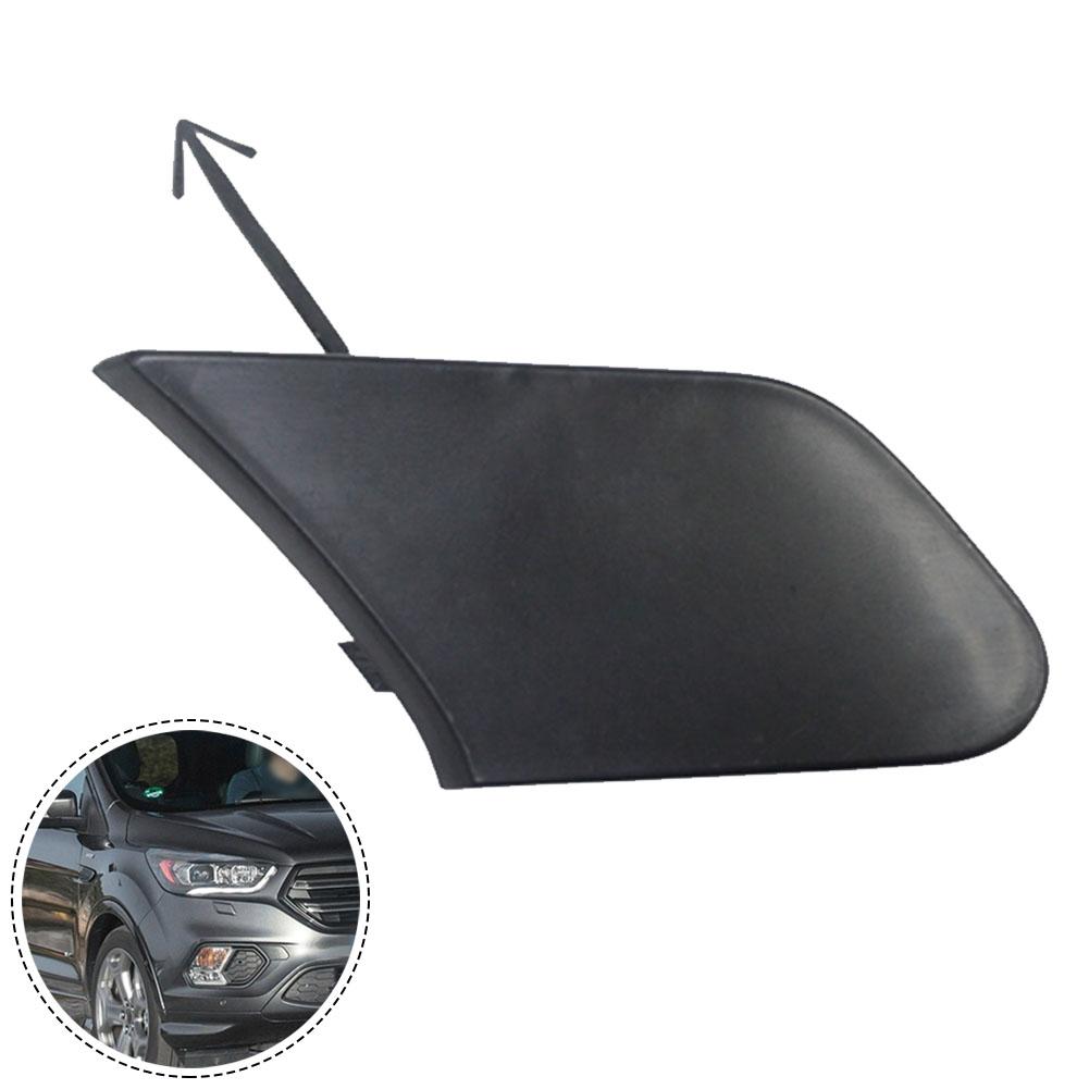 Cover Tow Hook 1PCS Black G1EZ-17A900-AB No Drilling Required Parts Polypropylene Replaces For Ford Kuga 2017-2018