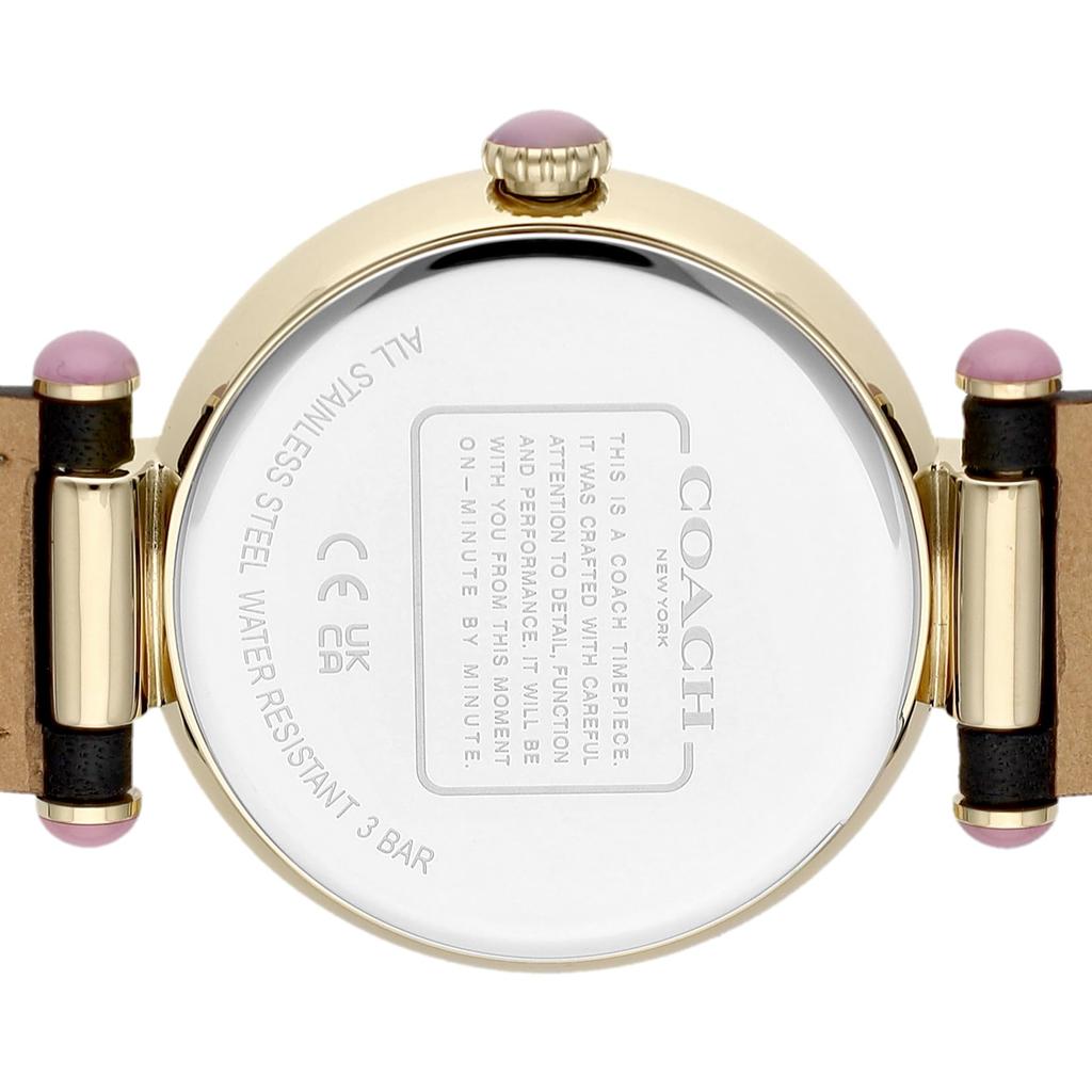 Hodinky CARY Stříbrný ciferník Nerezová ocel Minerální sklo Quartz Daily Waterproof 31MM China Watch 14503998 Black [Coach] Dámské [Položka]