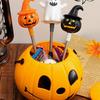 Light-Up Halloween Pumpkin Lantern Stick - Child's Gift & Dress-Up Prop