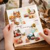 Mr. Paper,Forest Camping Character Theme Tape 200cm/roll for Collage Scrapbook Notebook Diary Decorative Stationery Stickers