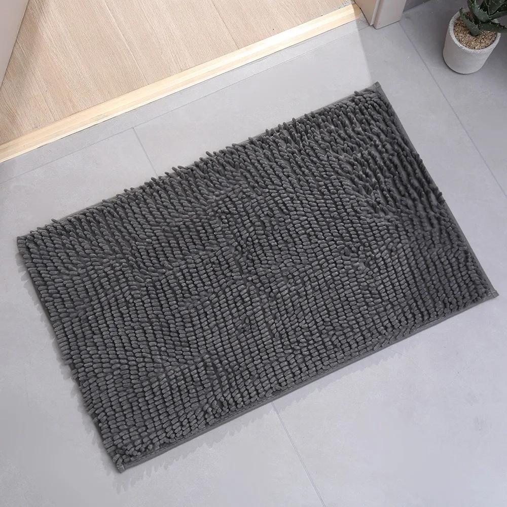 Neue 40*60cm Badematte Schimmelresistent Chenille Super Saugfähig Badematte Extra Weich Maschinenwaschbar Badezimmerteppich