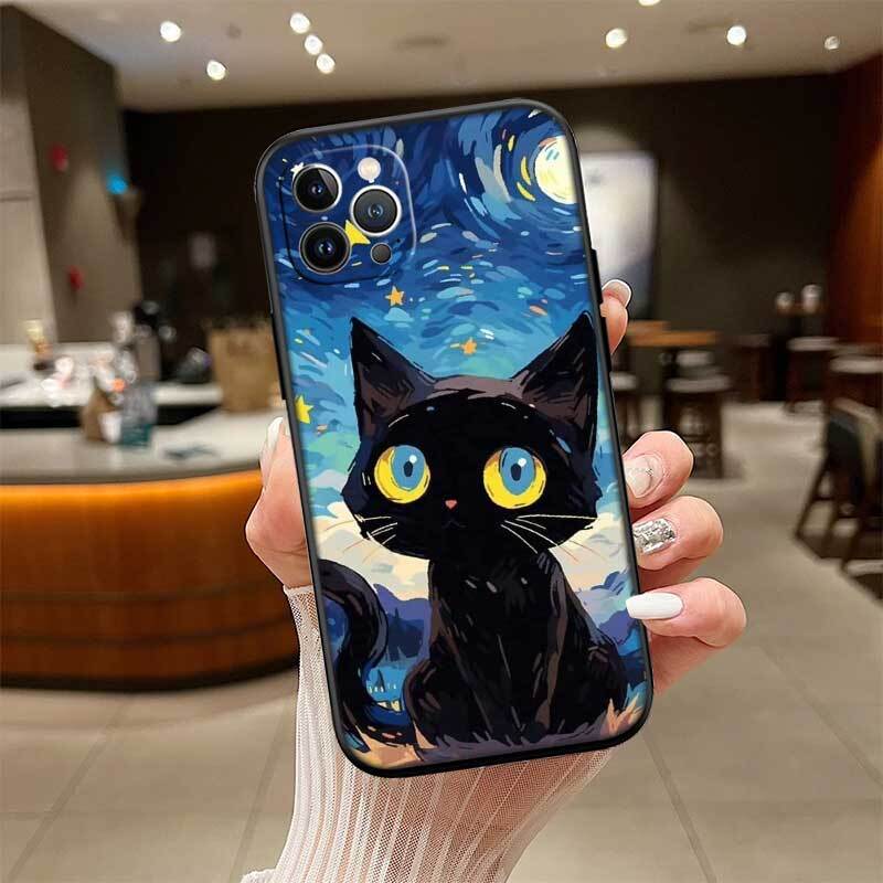 Cat Kitten Meow Case for Samsung Note 20 10 S25 Plus Ultra Lite FE M20 M21 M30 M31 M51 A11 A26 A51 A52 A53 A56 A70 A71 A72 A73