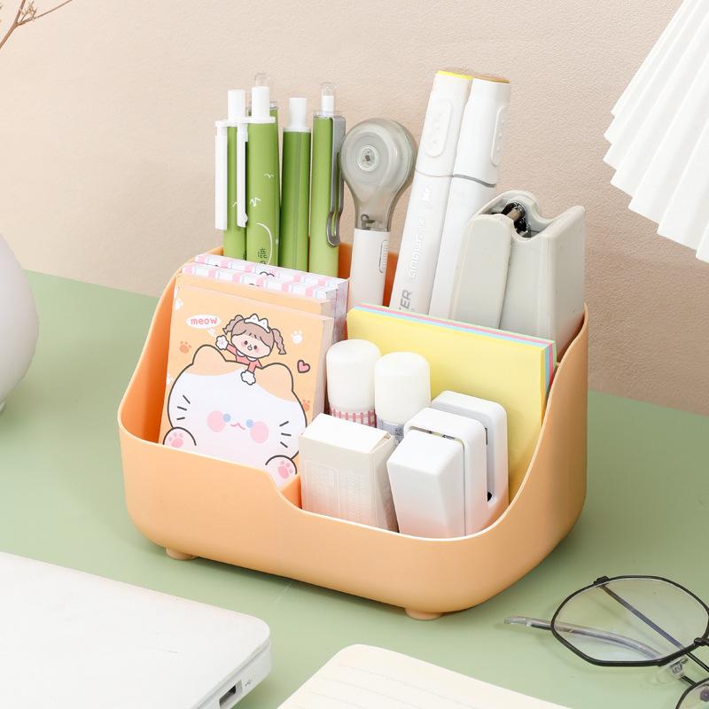 Organizzatore da scrivania multifunzione: Portaspazzole per Trucco, Organizer da Ufficio, Portapenne.
