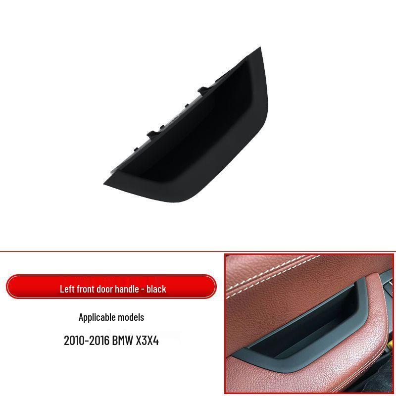 Enhanced BMW X3 Door Handle Inner Cover & X4 Armrest Storage Box with Improved Material & Non-Sticky Finish.