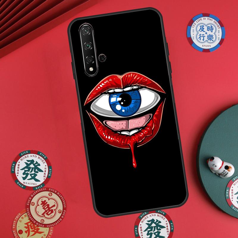 Monsterauge Hand Für Huawei Nova Y73 Y72 Y90 Y70 Y60 Y91 Y61 12s 12i 11i 8i 9 10 SE P40 Lite P60 P30 Pro Hülle
