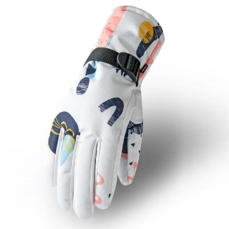 Tingbai Winter Fleece-Lined Warm Ski Gloves