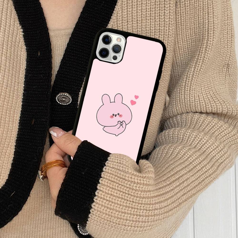 Asamimichaan Asleep Cute Asamimi PC+TPU Protective Phone Case For IPhone 17 16 Pro Max 15 Plus 14 13 12 11 Cover