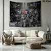 Kendrick Lamar Wall Tapestry Aesthetic Wall Hanging Printed Fabric Blanket Decorative Tapestries for Bedroom Living Room Home Decor