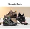 Bobodou Vinterkängor för Barn - Med Sammetsfoder för Pojkar och Flickor, Förtjockade Bomullssneakers för Höst/Vinter
