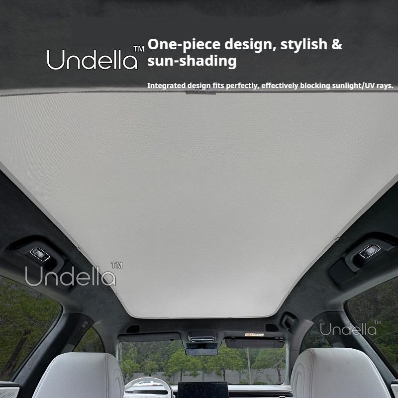 Für XPENG G6 2026 2025 2027 Sonnenschutz Glasdach Sonnenschutz Sonnenblende Vorhang Auto-Clip Vorne Hinten Schiebedach Dachfenster Zubehör