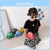 Adorable 2024 New Kids Crossbody Bag Cartoon Car Design For Boys And Girls Pu Leather