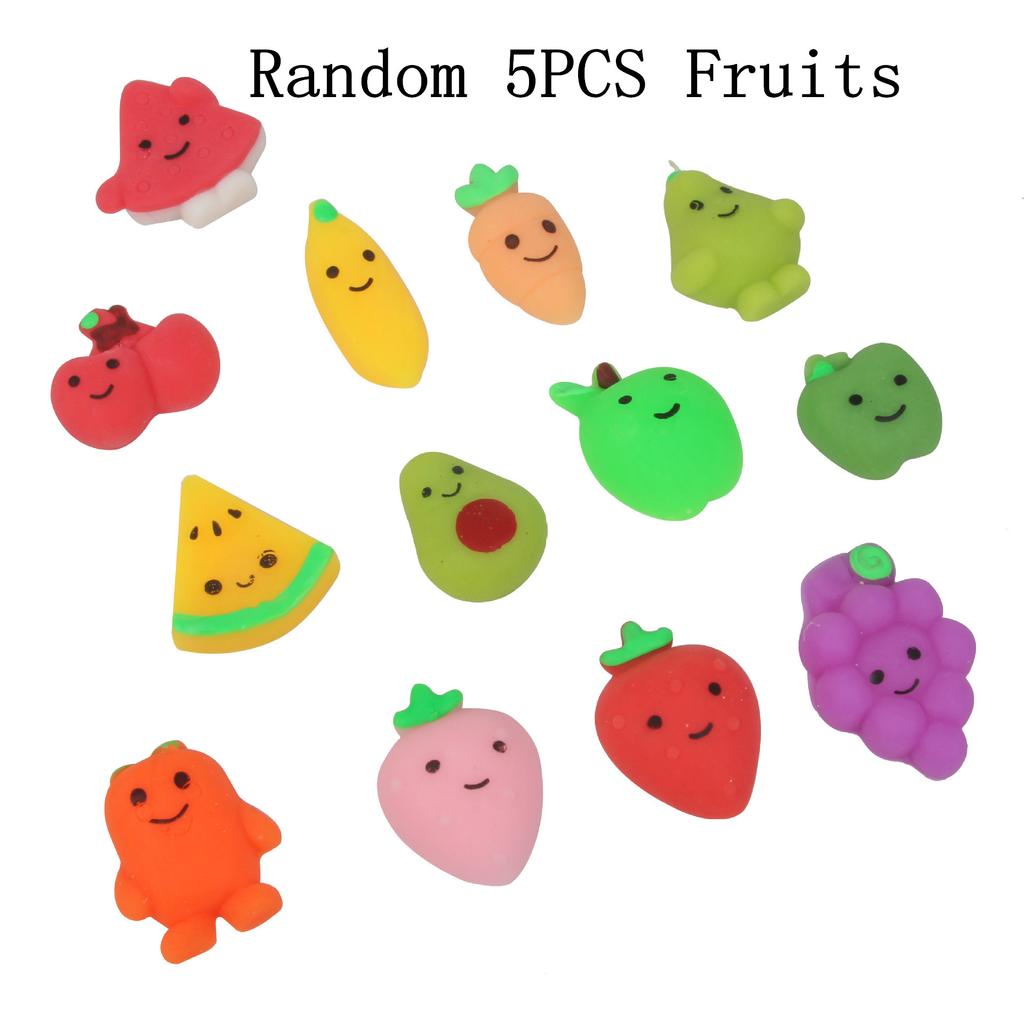 Cartoon-Tiere Stressabbau Spielzeug für Jungen Mädchen Geburtstagsparty Mitgebsel Halloween Obsttiere Füllung Karneval Kinderparty Zubehör