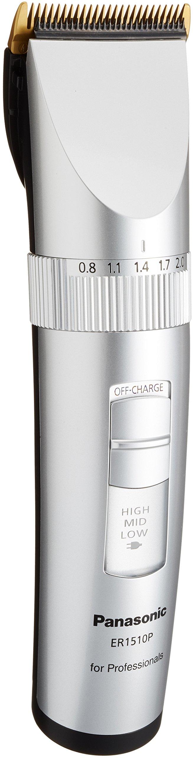 

Профессиональная машинка для стрижки волос Panasonic с лезвием, аккумуляторная ER1510P-S (5-уровневая регулировка: 0,8, 1,1, 1,4, 1,7, 2,0 мм включены)