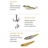 71mm 7g Useful Crankbaits Minnow Lures Pencil Baits with Steel ball Winter Fishing Fish Hooks