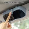 Sunglasses Holder for Car Sun Visor, Protective Automotive Eyeglasses Storage Case Hanger, Vehicle Interior Glasses Organizer Box Accessories,