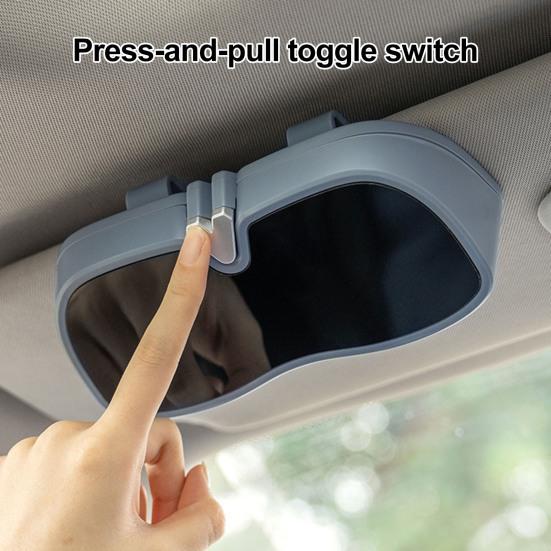 Sunglasses Holder for Car Sun Visor, Protective Automotive Eyeglasses Storage Case Hanger, Vehicle Interior Glasses Organizer Box Accessories,