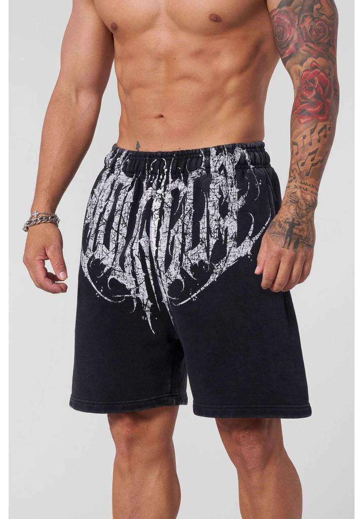 YoungLA Trendige Amerikanische Print Baumwolle Sommer Sportshorts