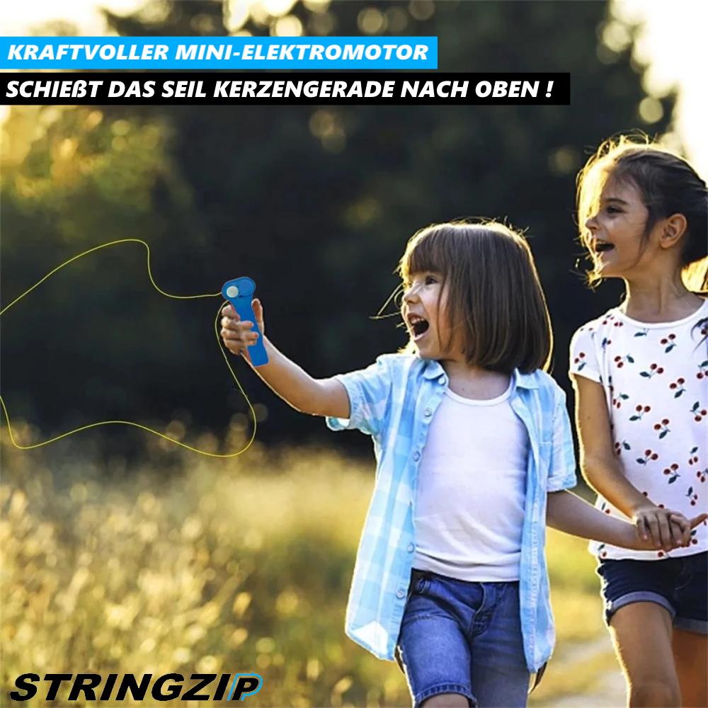 STRINGZIP Magiczne Lasso Wyrzutnia Lin Fidget Zabawka RopeLauncher Koncentracja