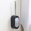 Stainless Steel Toilet Brush Home Wall-mounted Bathroom Toilet Brush Holder Set Clean Tool