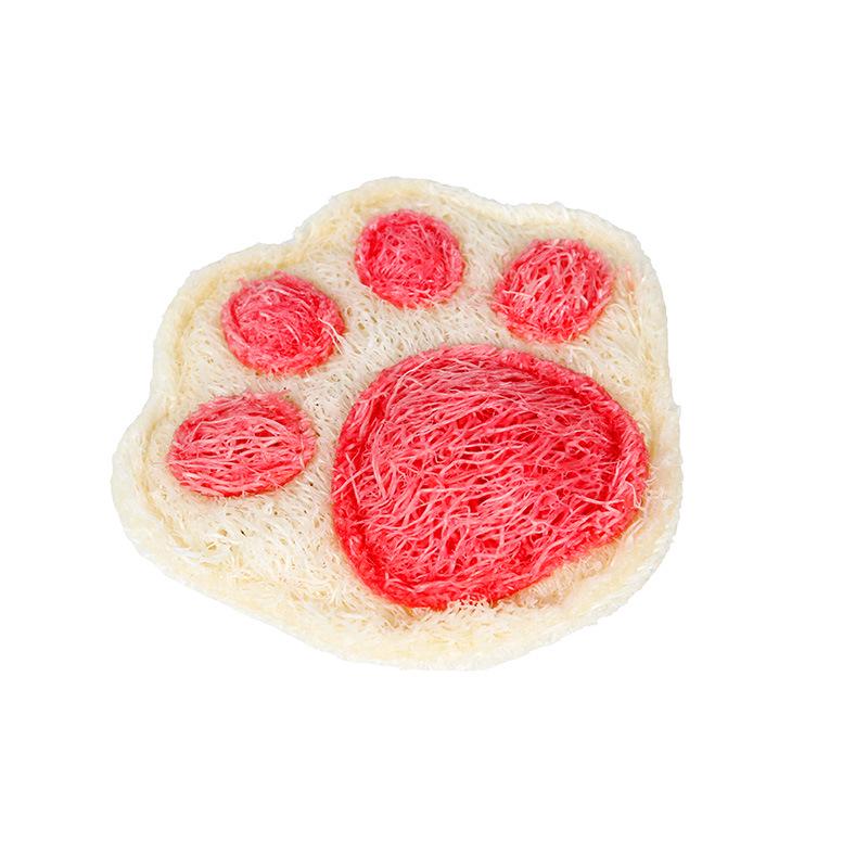 Natural Loofah Cat Teaser Stick - Cute, Bite-Resistant Toy for Teething, Cleaning Teeth, and Relieving Boredom. Perfect for Self-Play!