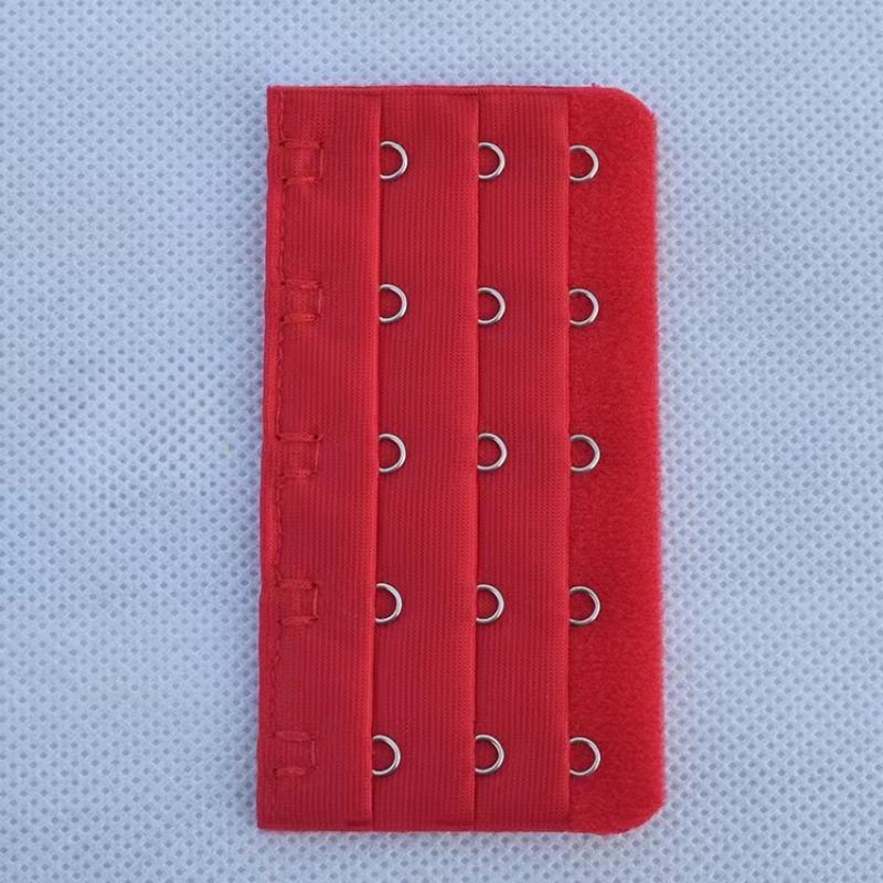 

1 шт., женский регулируемый удлинитель для бюстгальтера, удлинитель с крючками для бюстгальтера, аксессуары для нижнего бюстгальтера, удлинитель ремня с пряжкой, 5 крючков 1PC красный