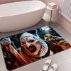 Horror T-Terrifier Film Eingangstür Matte Waschbar Rutschfest Wohnzimmer Sofa Stühle Bereich Matte Küche Willkommen Fußmatte