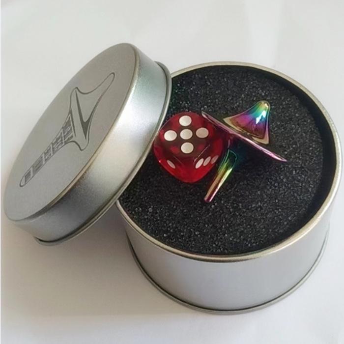Inception Movie Metal Gyro Decompression Pendant - Creative Rotating Toy Gift for New Year & Christmas