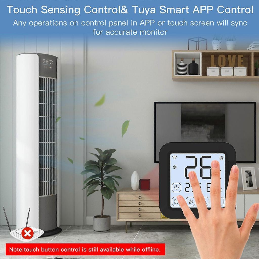 Wifi Tuya AC Thermostat Universal AC Remote Control Smart Life Temperature Threm