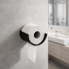 No Drilling Wall Mount 3D Printed Multifunctional Paper Roll Holder Bathroom Toilet Tissue & Kitchen Towel Storage Organizer