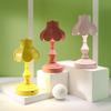 Retro Lotusblad Nattlampa Skrivbord Mini Dekorativa Ornament USB-Laddning Macaron-stil Sängbelysning Liten Bordslampa