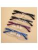 4pcs Reading Glasses Ultra-Light HD Reading Glasses for Men & Women - Stylish Square Frame Portable Design Adjustable