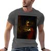 Rembrandt HarUnisexszoon van Rijn Alessandro Magno (Unisex in Armatura)  T-shirt Resistente agli Odori a Maniche Corte