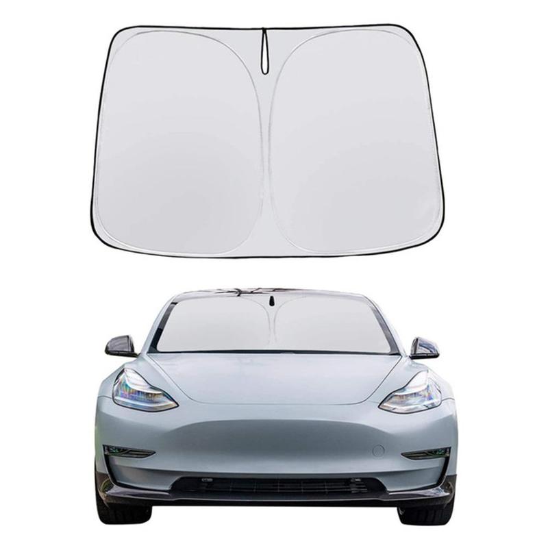 Car Windshield Sun Shade Covers Visors Auto Front Window Sunscreen Parasol Coche for Tesla Model 3 Y S X Sunshade