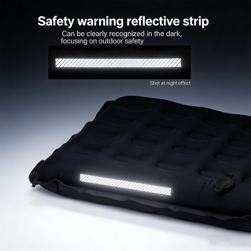 Extremely thin 2.75 In Depth Push To Fill Inflatable Seat Pad For Hiking Backpacking With Mini 5x8x10cm Carry Size