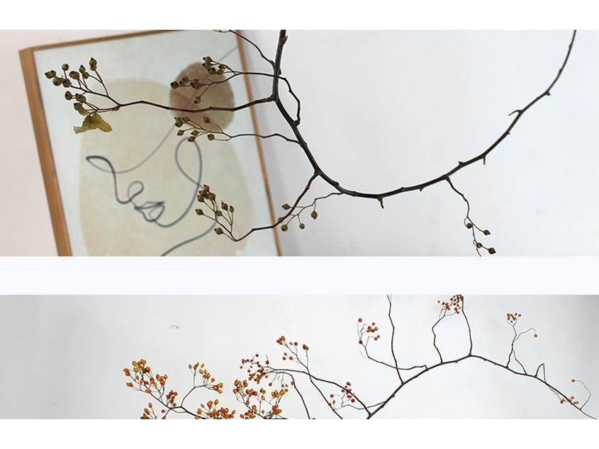 Wabi-Sabi Style Mountain Preserved Flower & Dried Branch Floor Ikebana Ornament