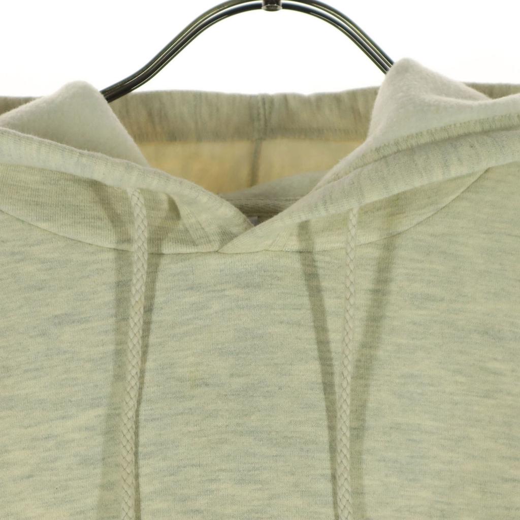 Champion 00s Back brushed One point logo Long sleeve Parker M Gray Old Men's Used