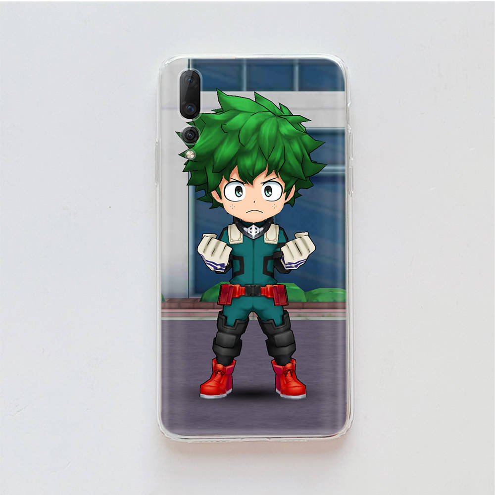Transparent Case for Samsung A04 A14 A23 M33 M53 Realme 10 9 C35 C55 VIVO X80 Infinix Hot 30 Note 11 Tecno Spark 8P Pro W-49 My Hero Academia