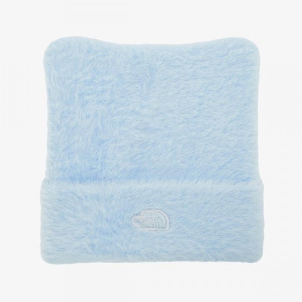 The North Face Kids Melly Fur Beanie Sky Blue Ne3br55t SKY BLUE/ONE