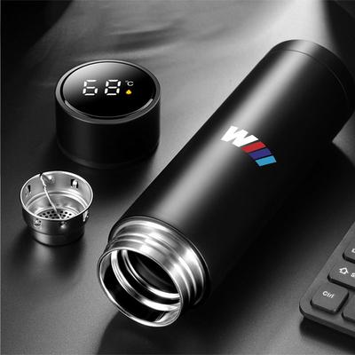 1 peça Para Performance M Garrafa Térmica Copo Inteligente Com Display de Temperatura Aço Inoxidável 304 Isolado a Vácuo Copo Inteligente