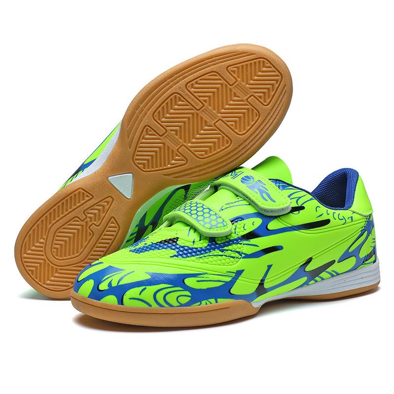 Youth Velcro Soccer Cleats - Professional Training & Competition Shoes for Boys and Girls