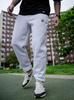 Jigga Wear Small Crown Men's Light Gray/Black Sweatpants XS
