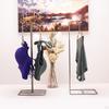 Metal Purse Display Stand, Underwear Rack Jewelry Hanger Retail Supplies Countertop Simple Shoulder