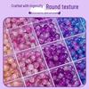 Kids' DIY Glazed Crystal Bead Bracelet & Necklace Craft Set