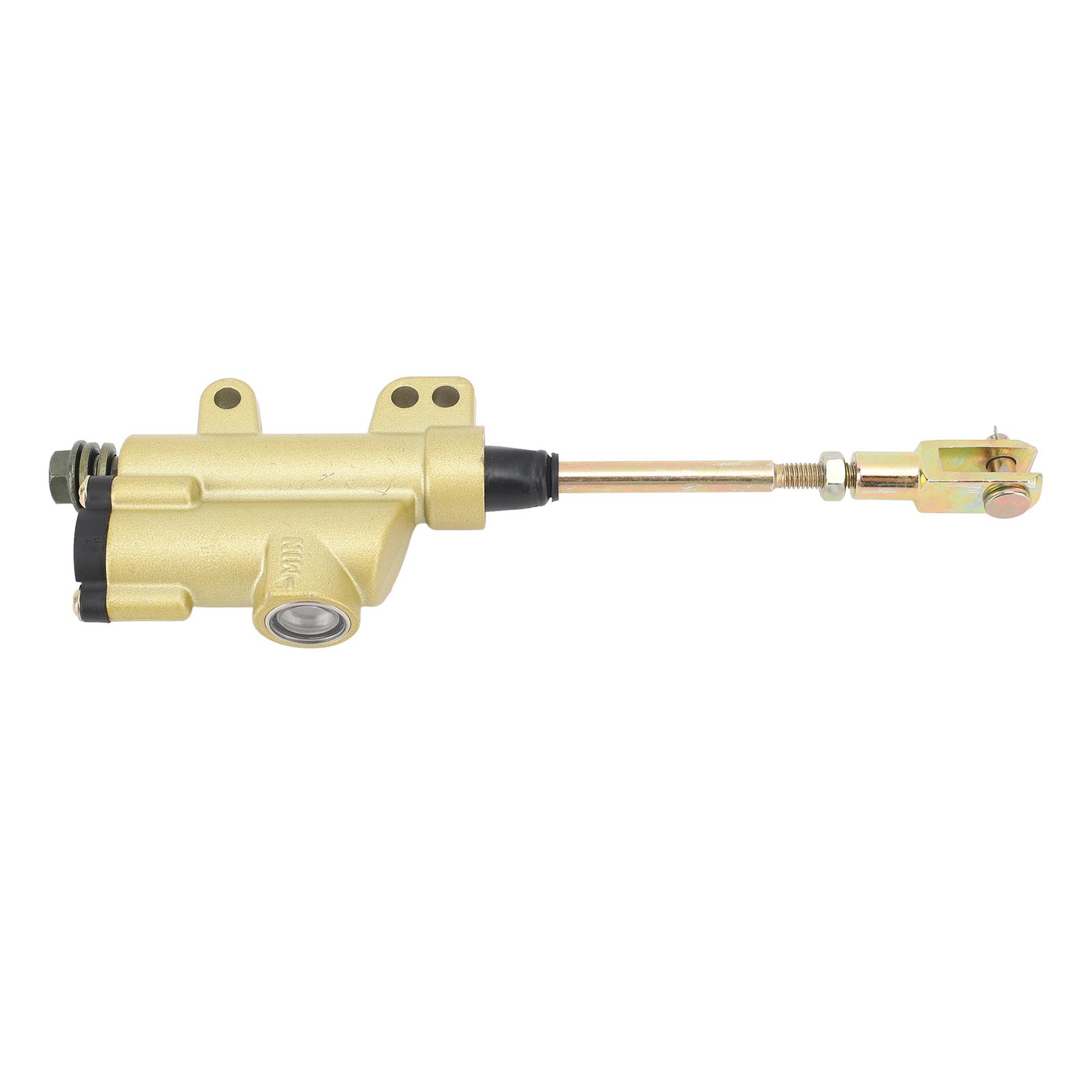 

Motorcycle Rear Brake Master Cylinder Pump Metal for Sunl 110cc 125cc 140cc Dirt Pit Bike Gold золотой